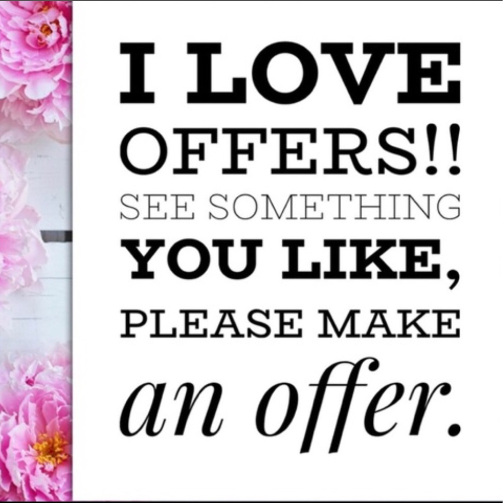 💖I TOTALLY LOVE OFFERS💖